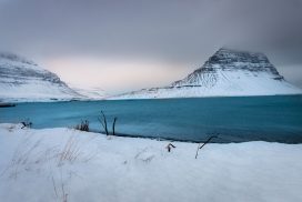 Blue fjord