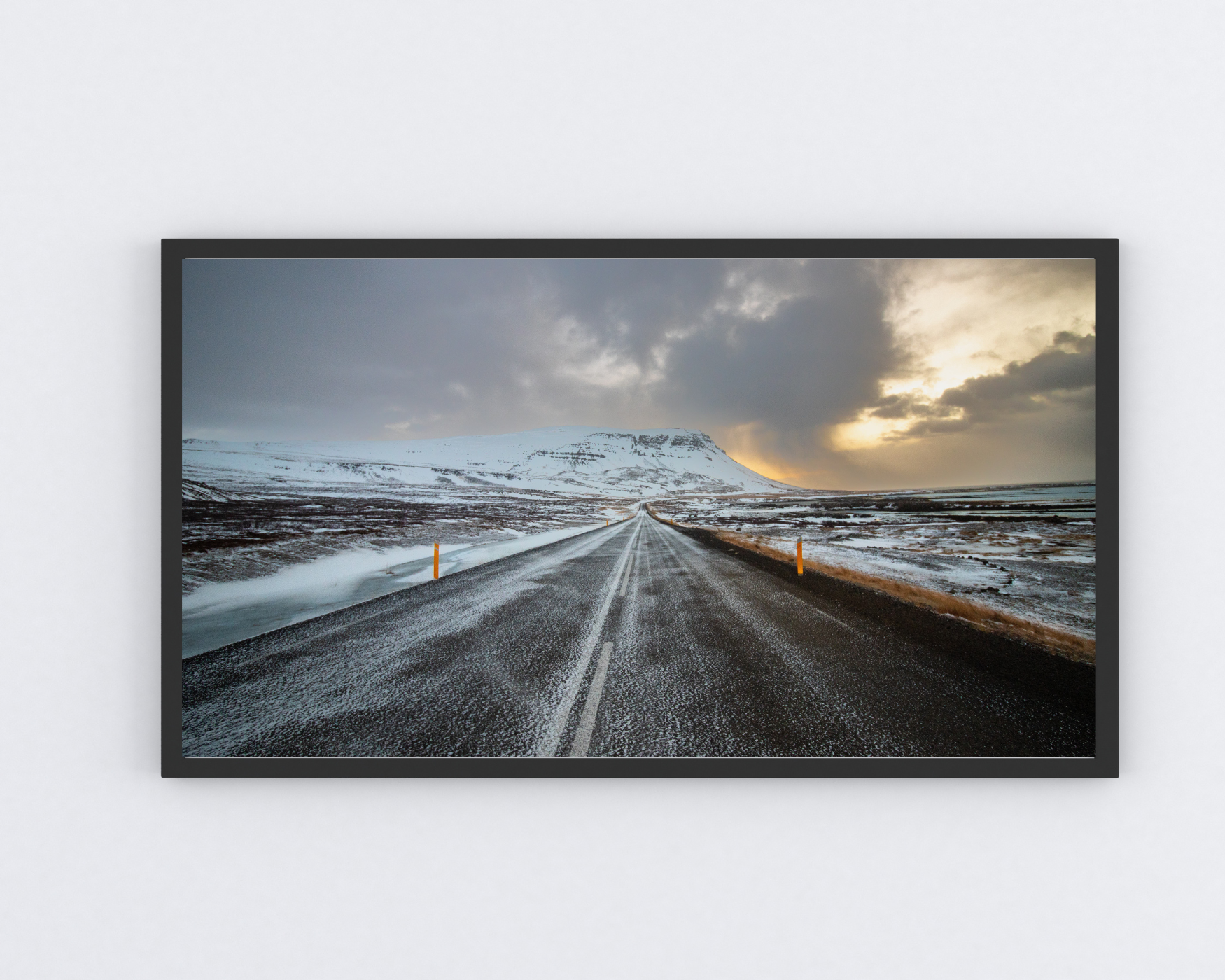 Tableau cadre The road Iceland
